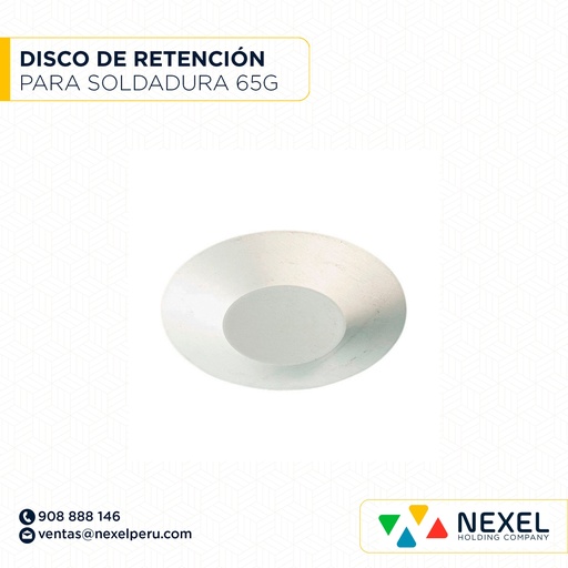 [E143570] DISCO RETENCION PARA SOLDADURA 65