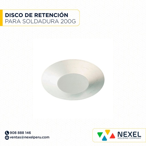 [E143569] DISCO RETENCION PARA SOLDADURA 200G