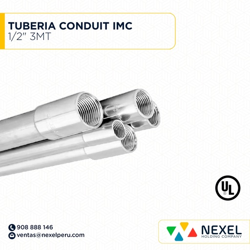 [B243563] TUBERIA CONDUIT  IMC 1/2" 3MT