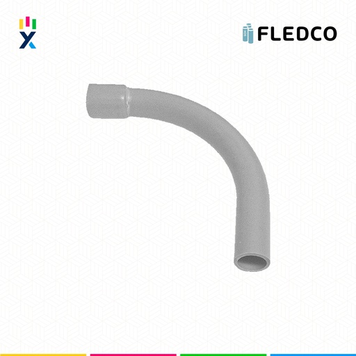[B743529] CURVA CONDUIT PVC 2" 90° SCH40 UL651 UV PROT. CC 3255 FLEDCO