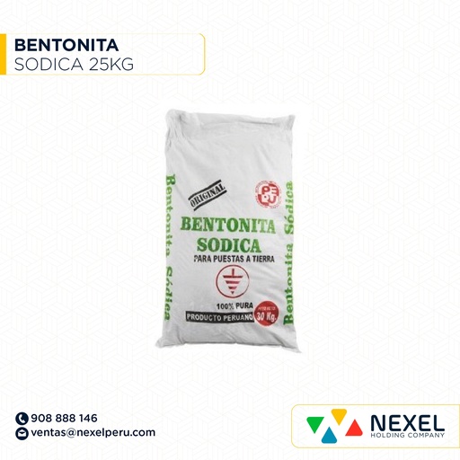[E243535] BENTONITA SODICA 25KG
