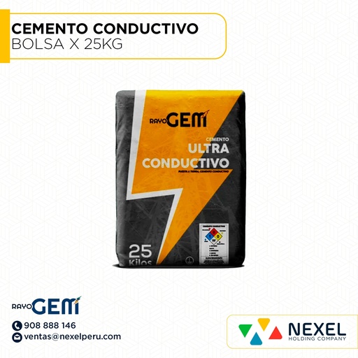 [E243534] CEMENTO CONDUCTIVO NET 25KG  RAYOGEM
