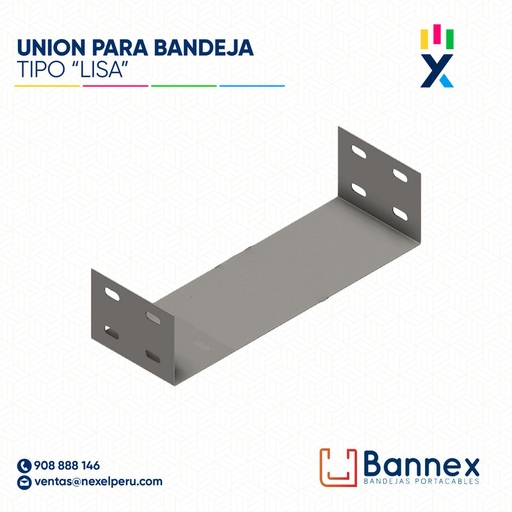 [C143613] UNION TIPO "LISA" 350x100MM 2MM / INC. UNION BANNEX