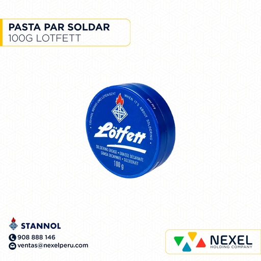 [M42770] PASTA PARA SOLDAR 100G LOTFETT