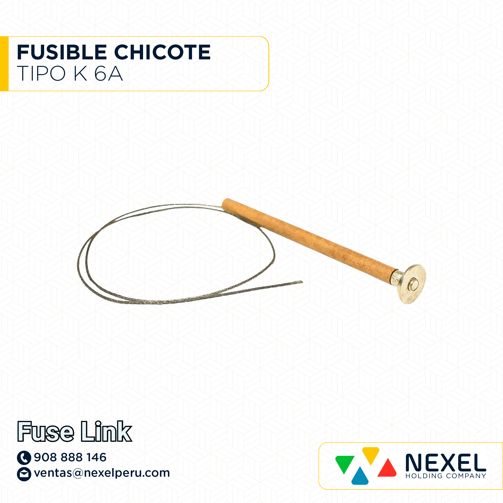 [J122336] FUSIBLE CHICOTE TIPO K 6A FUSELINK