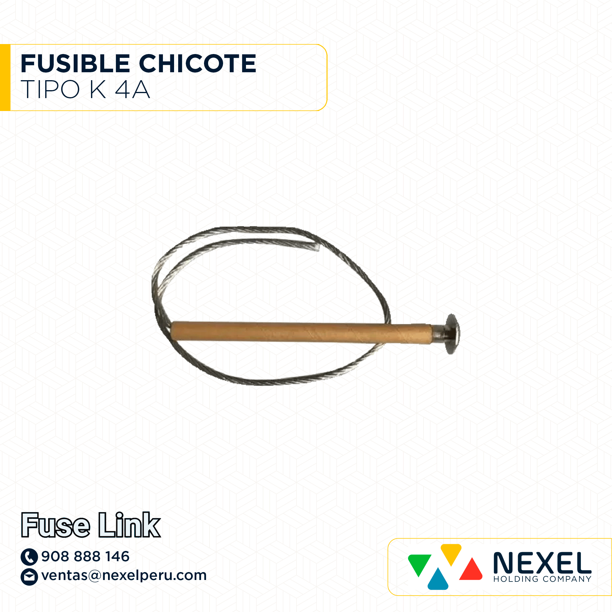 [J122332-O] OUT-FUSIBLE CHICOTE TIPO K 4A FUSELINK