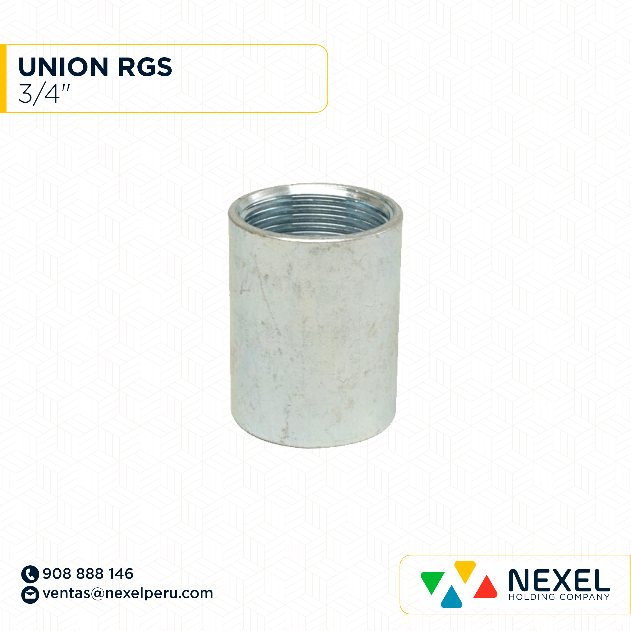 [B34271] UNION RGS 3/4" STANDARD