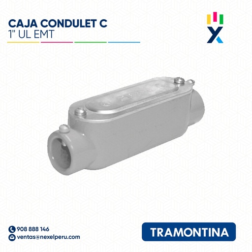 [B114082] CAJA CONDULET C 1" UL EMT TRAMONTINA