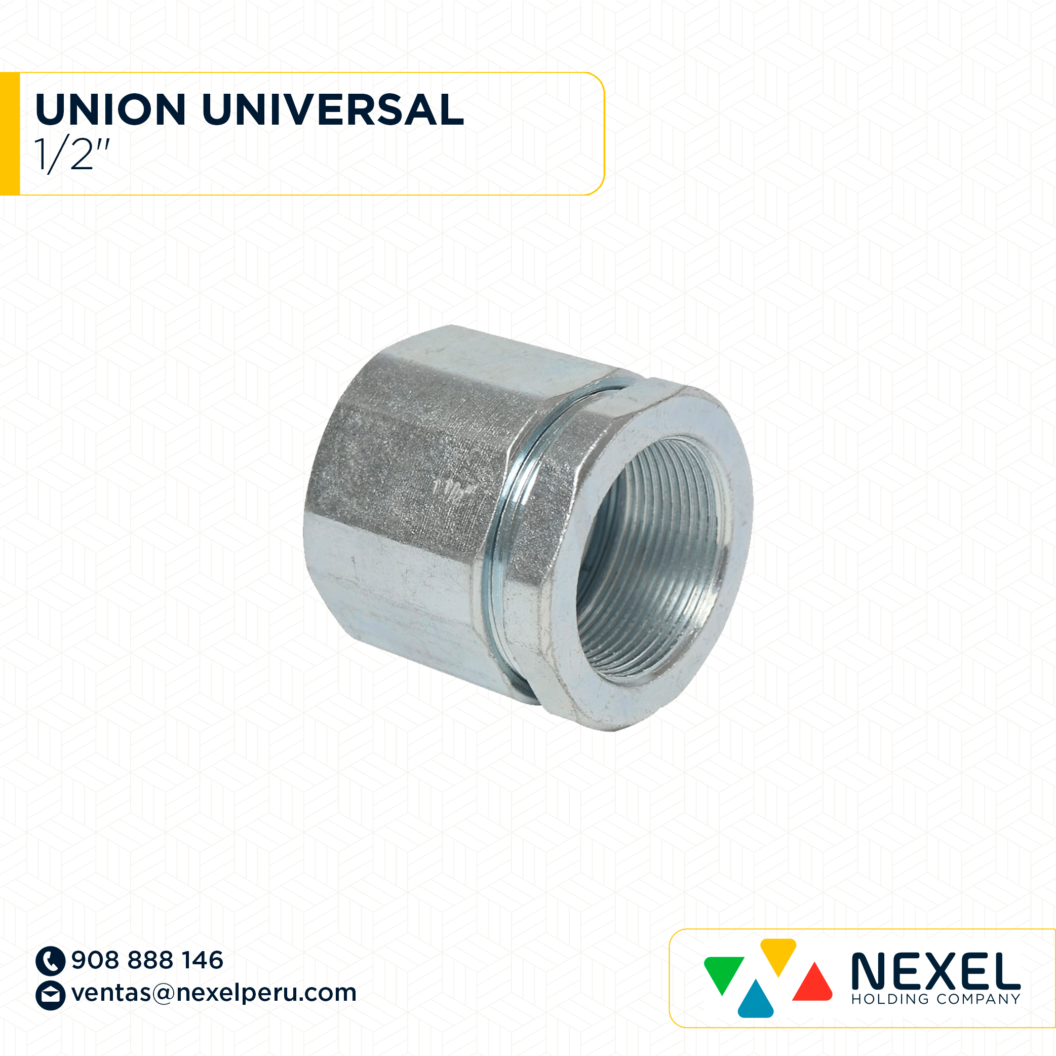 [B93960] UNION UNIVERSAL 1/2" STANDARD