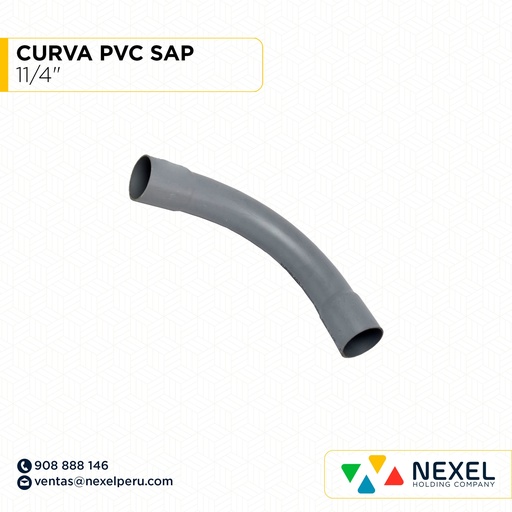 [B83850] CURVA PVC SAP 11/4" STANDARD