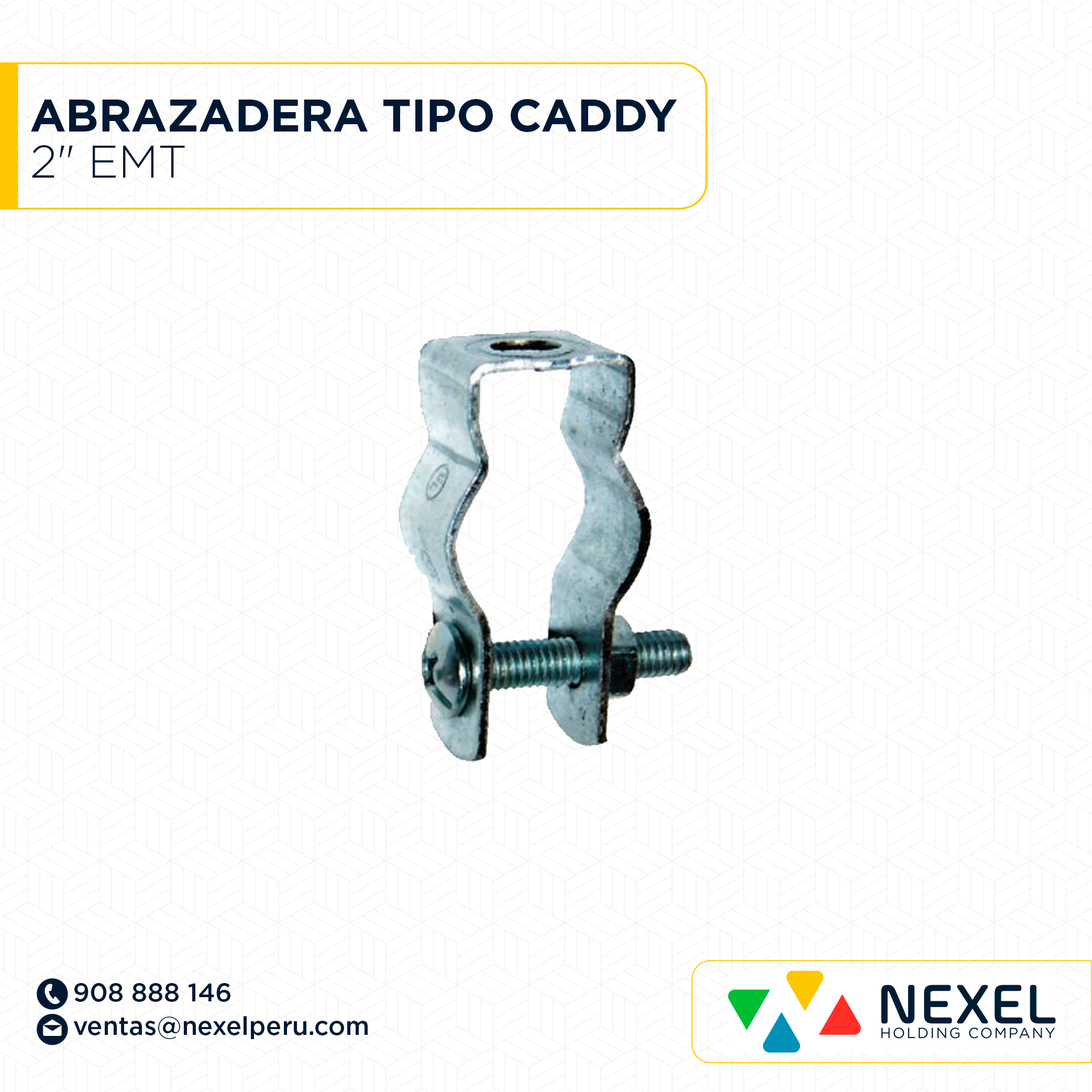 [B43718] ABRAZADERA TIPO CADDY 2" EMT STANDARD