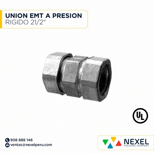 [B13568-O] OUT- UNION EMT A PRESION RIGIDO 21/2" STANDARD