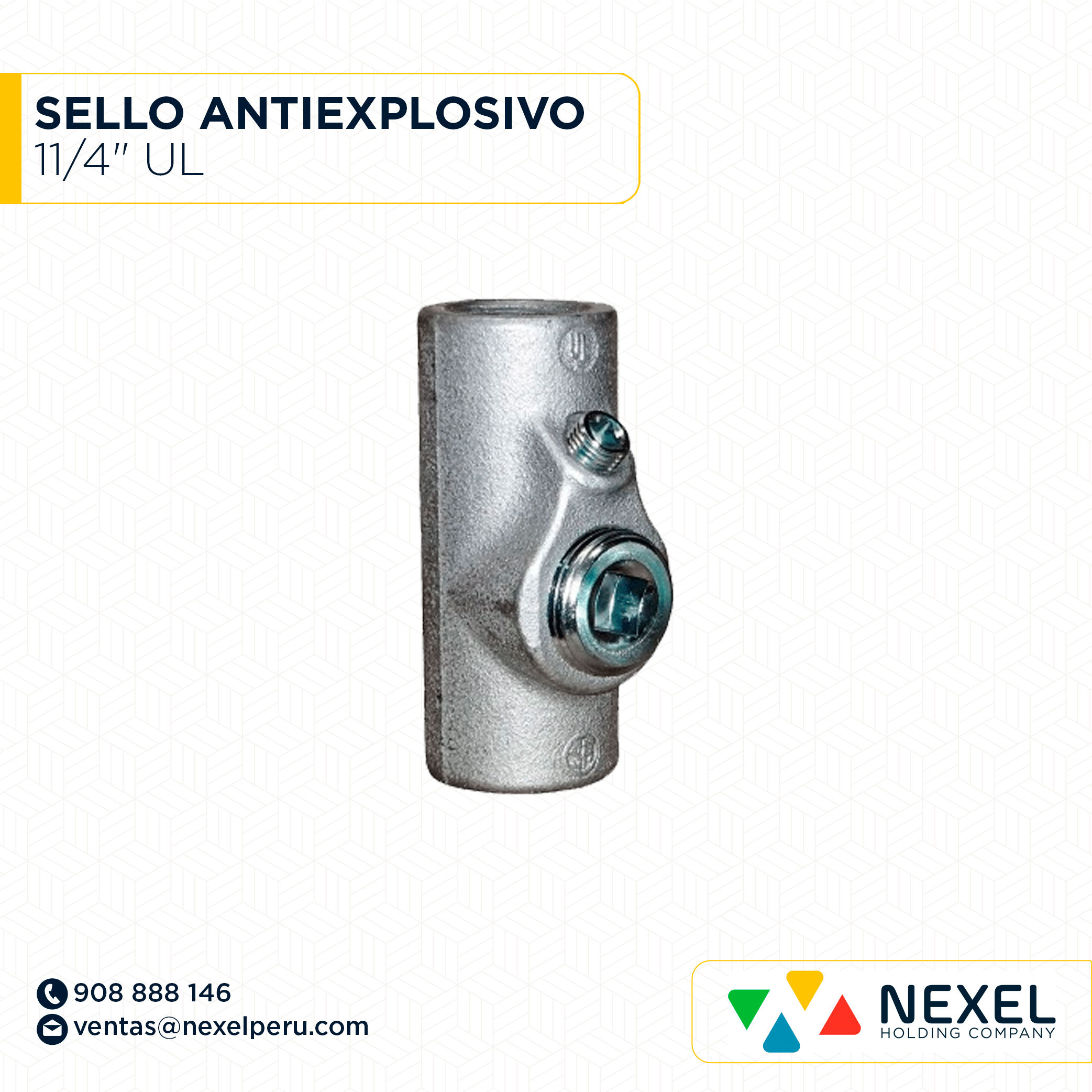 [B51776] SELLO ANTIEXPLOSIVO 11/4" UL STANDARD