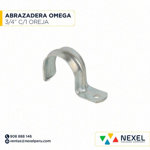 [B91774] ABRAZADERA OMEGA 3/4" C/1 OREJA IMC STANDARD