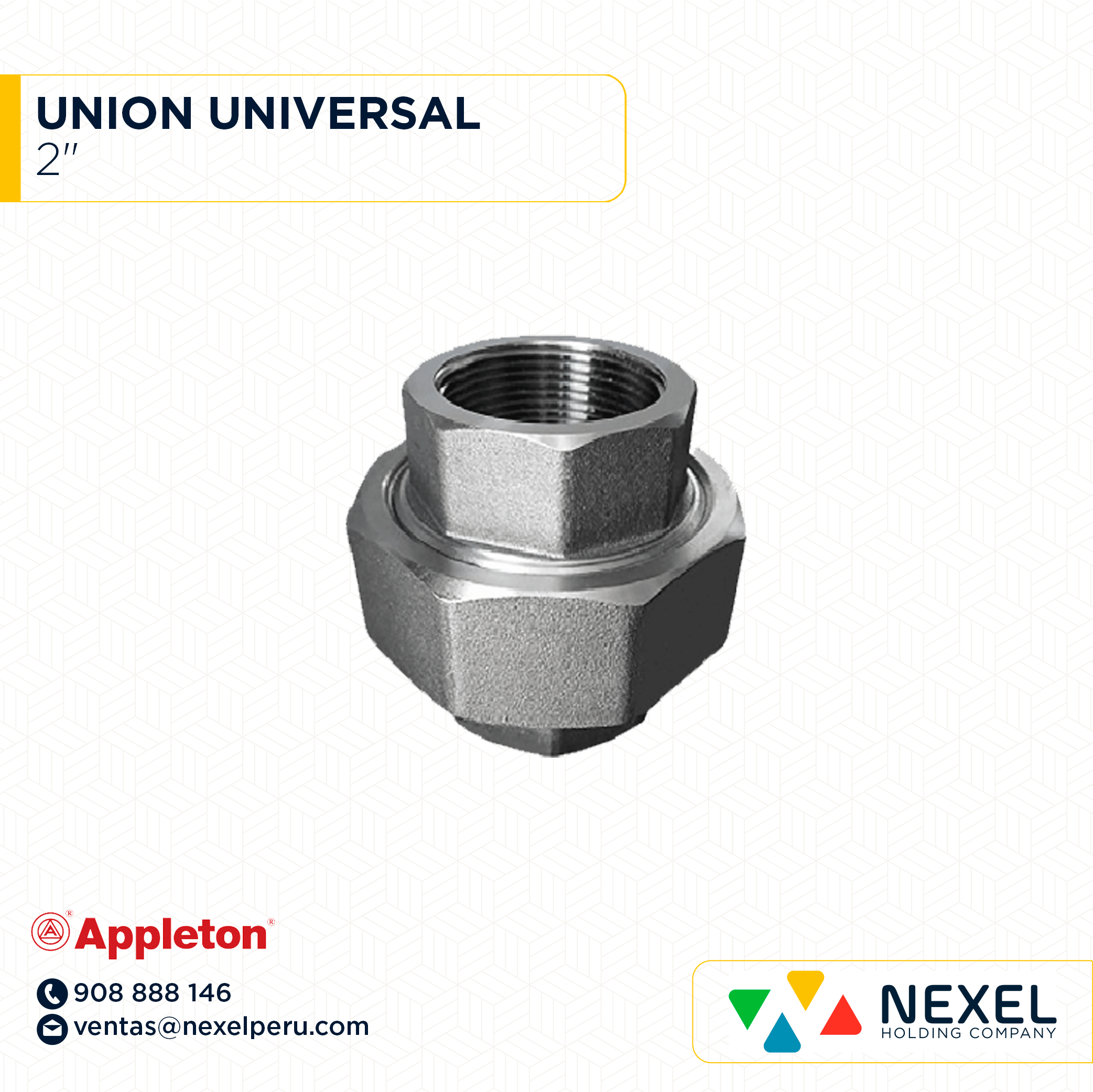 [B51765] UNION UNIVERSAL 2" APPLETON