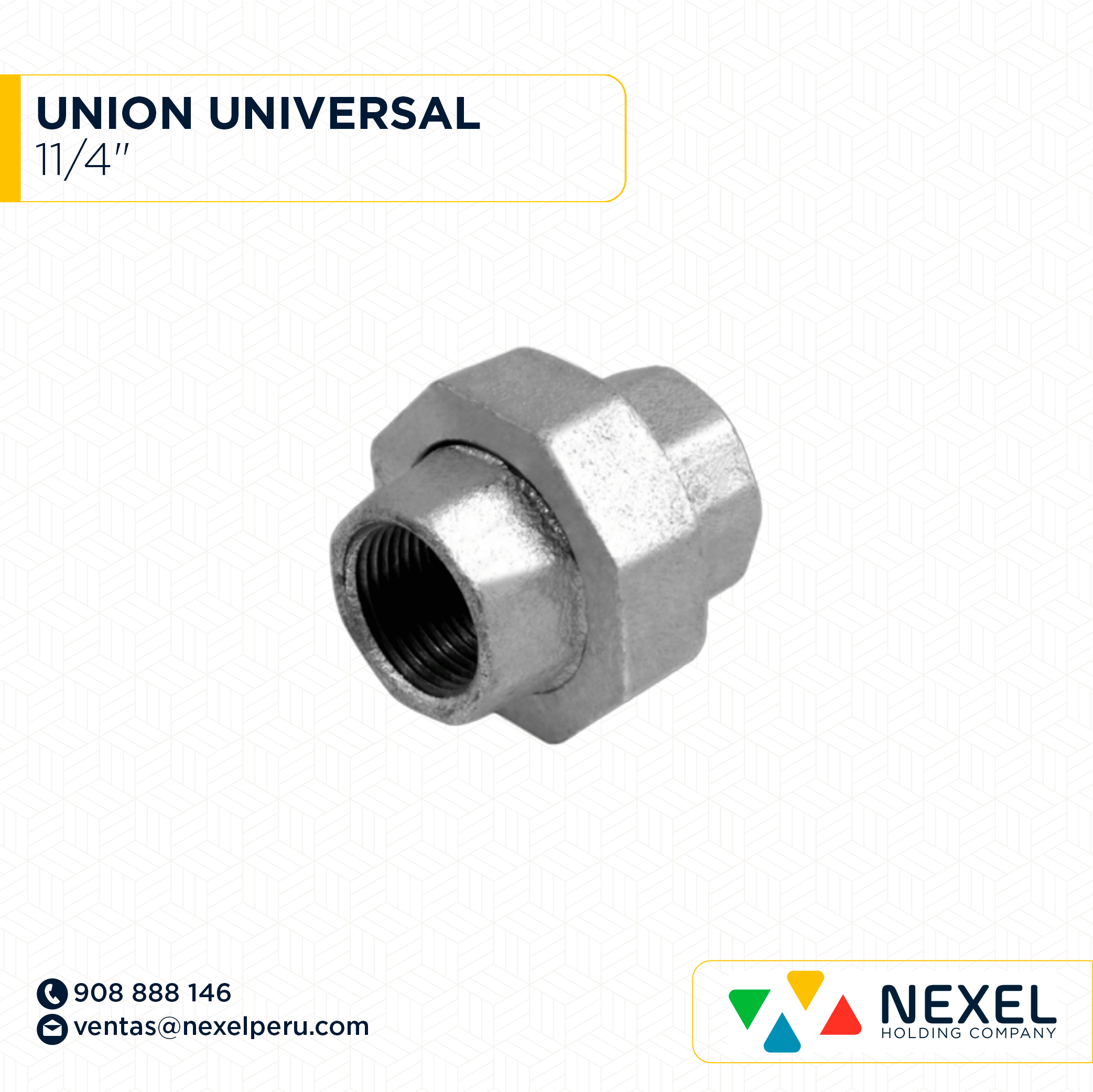 [B51761-O] OUT-UNION UNIVERSAL 11/4" STANDARD