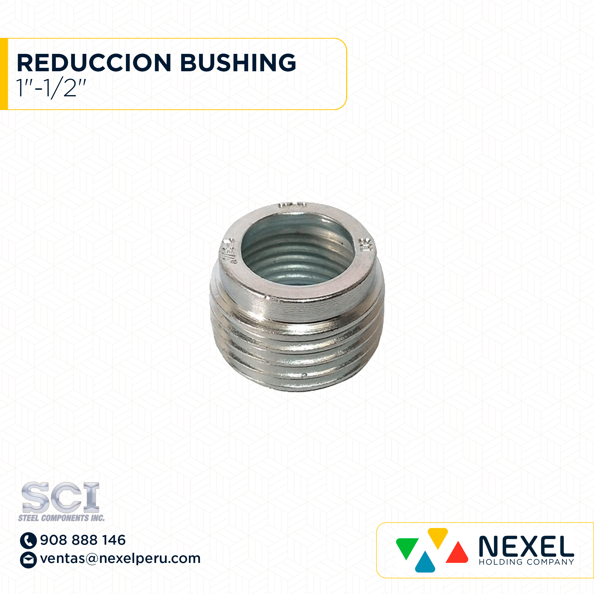 [B51752] REDUCCION BUSHING 1"-1/2" SCI