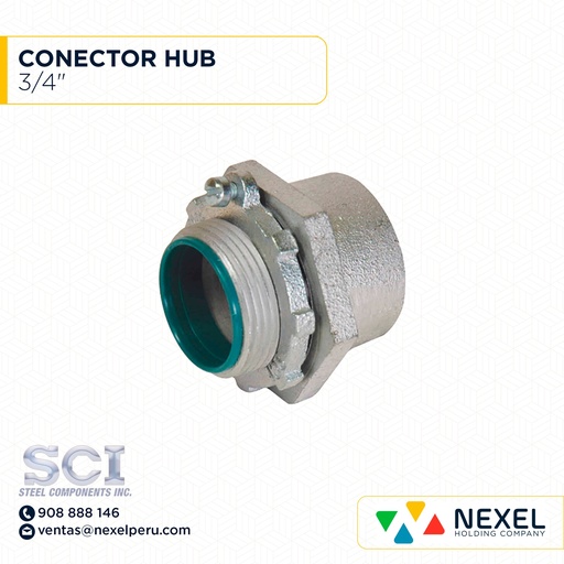 [B51737] CONECTOR HUB 3/4" SCI