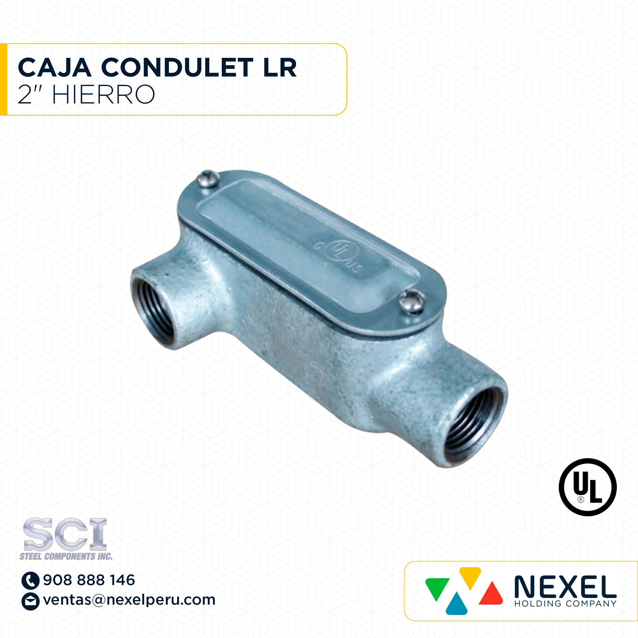 [B51707] CAJA CONDULET LR 2" HIERRO SCI