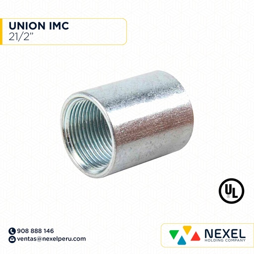 [B21664] UNION IMC 21/2" UL STANDARD
