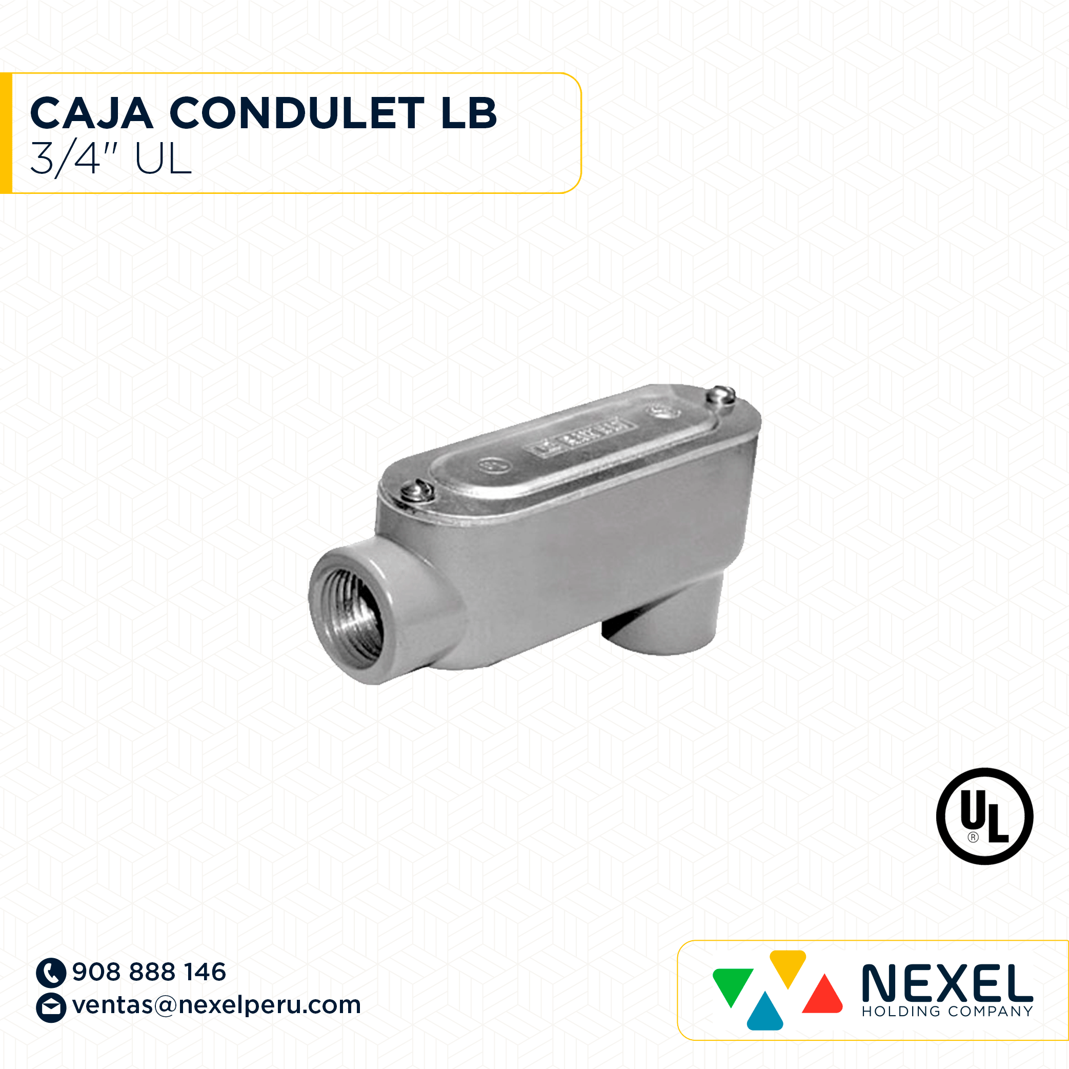 [B91646] CAJA CONDULET LB 3/4" UL STANDARD