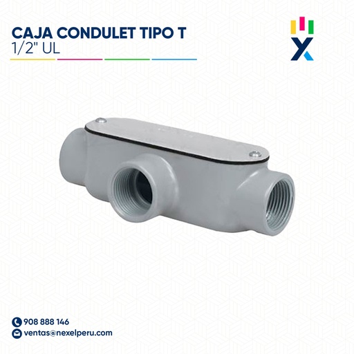 [B91645] CAJA CONDULET TIPO T 1/2" UL STANDARD