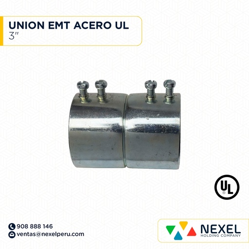 [B11638-O] OUT- UNION EMT 3" ACERO UL STANDARD