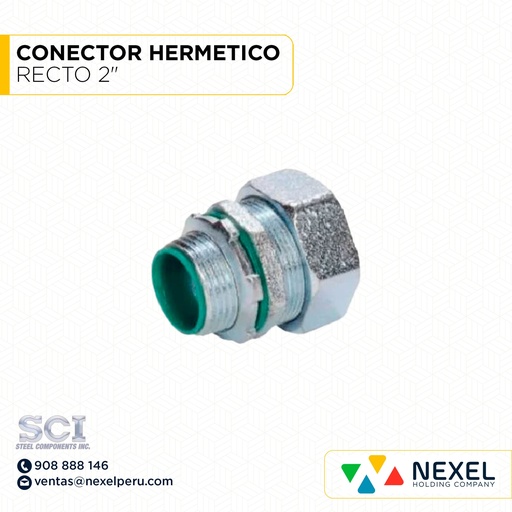 [B51581] CONECTOR HERMETICO RECTO 2" SCI