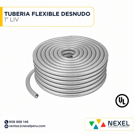 [B61528-2] TUBERIA FLEXIBLE DESNUDO 1" LIV STANDARD