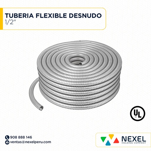 [B61523-1-O] OUT- TUBERIA FLEXIBLE DESNUDO 1/2" STANDARD