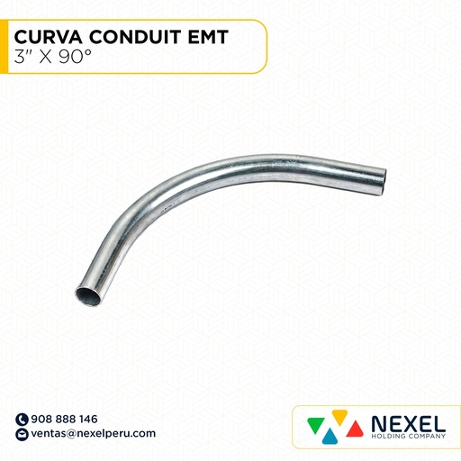[B11273] CURVA CONDUIT EMT 3" X 90° STANDARD STANDARD