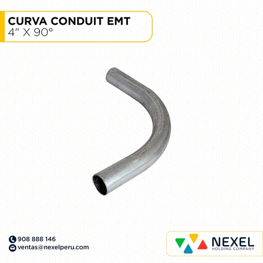 [B11269-O] OUT-CURVA CONDUIT EMT 4" X 90° STANDARD