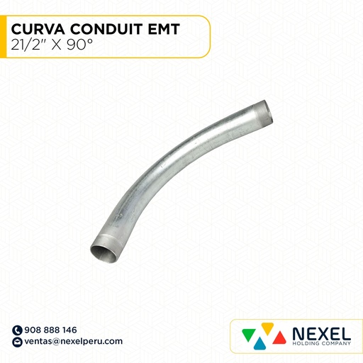 [B11267] CURVA CONDUIT EMT 21/2" X 90° STANDARD - A