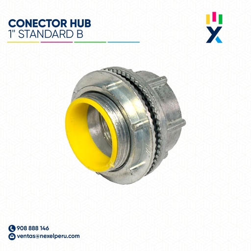 [B901241-O] OUT-CONECTOR HUB 1" STANDARD B