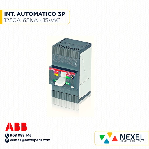 [G26178] INT. DE FUERZA 160A SACE TMAX T1C160 ABB