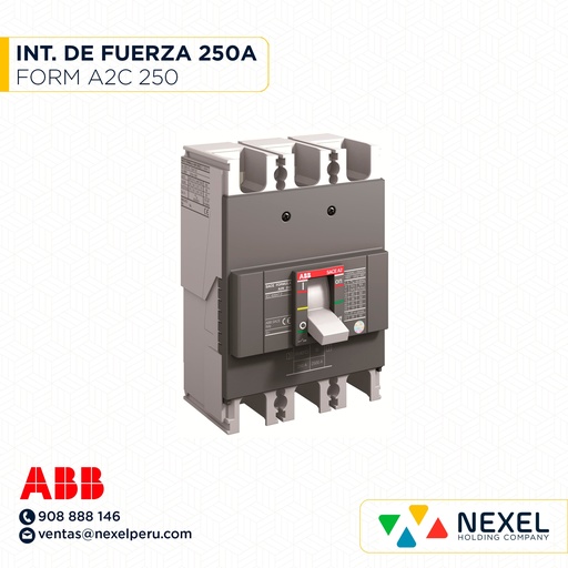 [G26176] INT. DE FUERZA 250A SACE FORM A2C 250 ABB