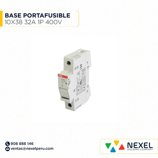 [G63714] BASE PORTAFUSIBLE E91/32 10X38 32A 1P 400V ABB