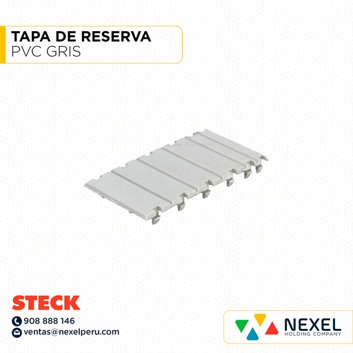 [G63041] TAPA DE RESERVA PVC GRIS STECK