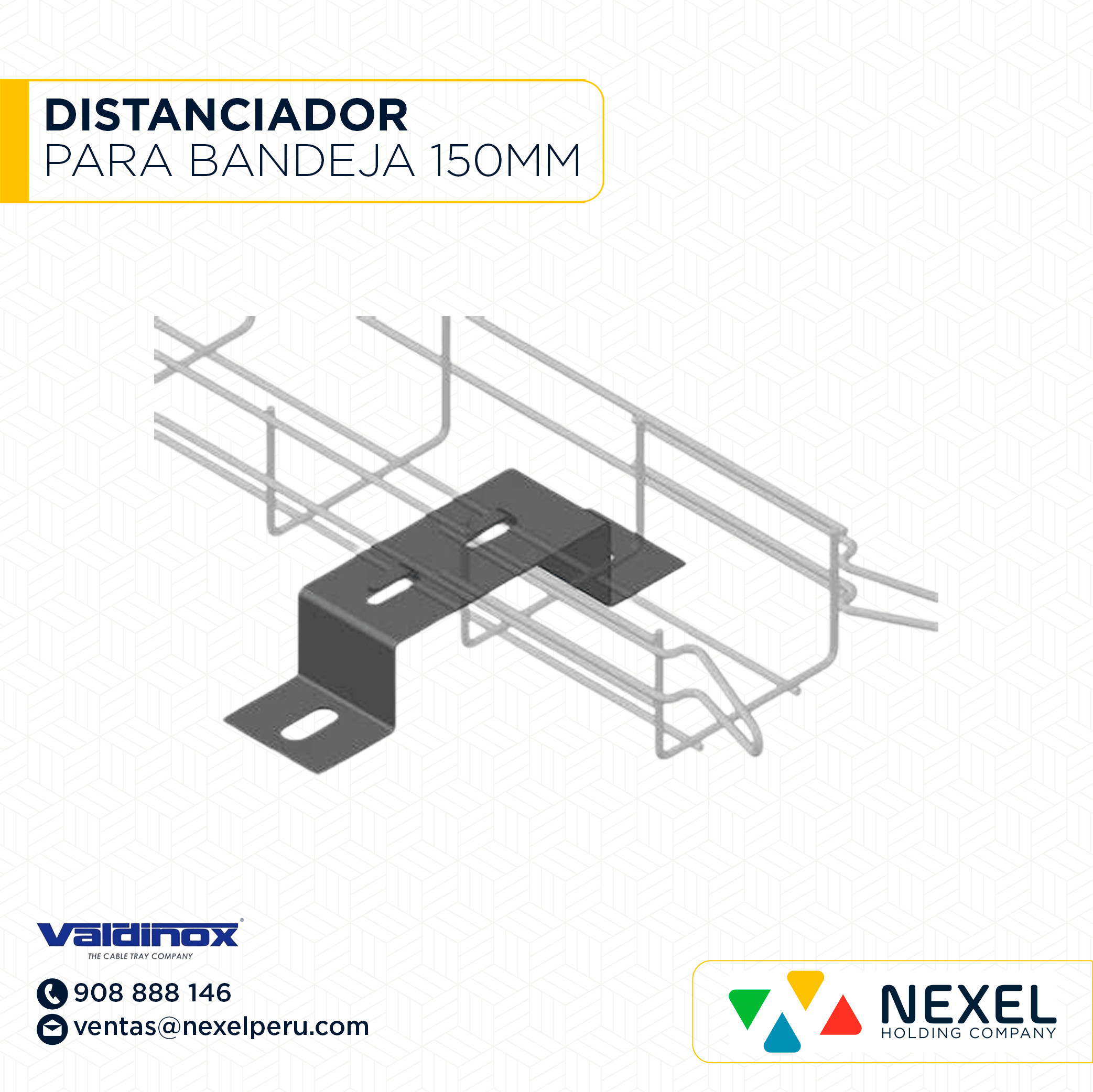 [C26169] DISTANCIADOR PARA BANDEJA 150MM - VALDINOX VALDINOX