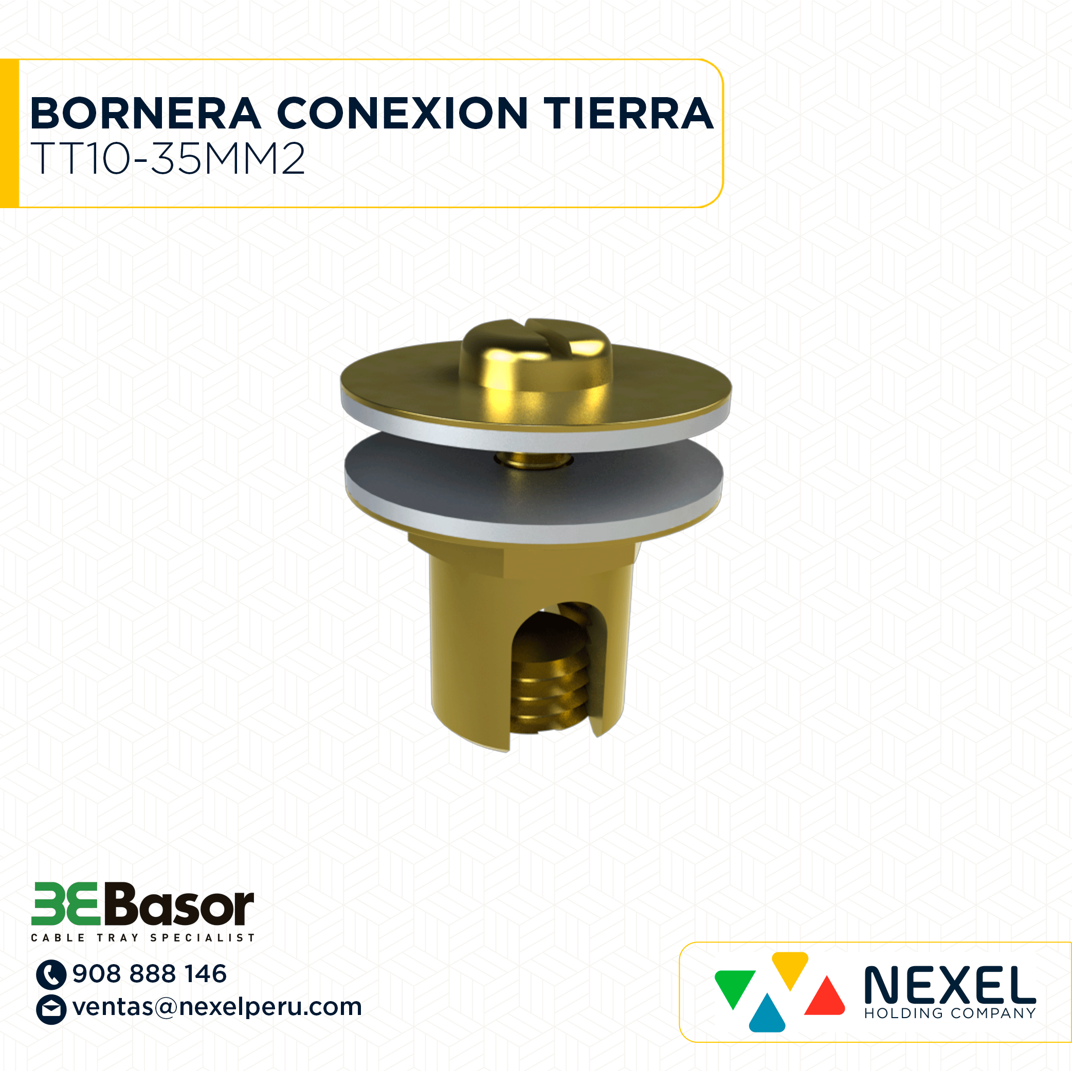 [C22589] BORNERA DE CONEXION A TIERRA TT10-35MM2 BASOR