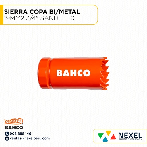 [L23488] SIERRA COPA BI/METAL 19MM2 3/4" SANDFLEX