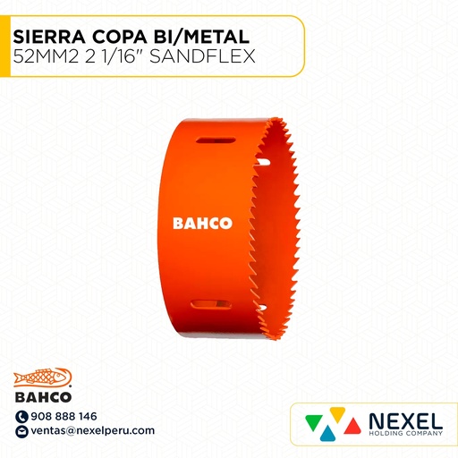 [L23485] SIERRA COPA BI/METAL 52MM2 2 1/16" SANDFLEX