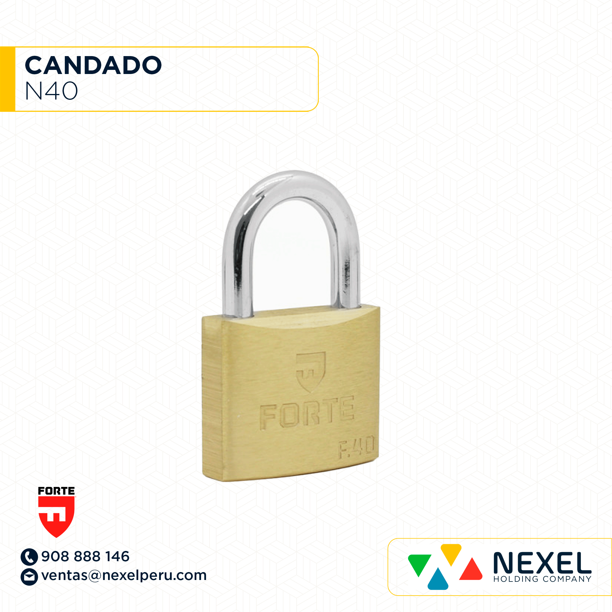 [L22531] CANDADO N40 FORTE