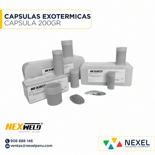 [E14634] CAPSULA PARA SOLDADURA EXOTERMICA 200GR NEXWELD