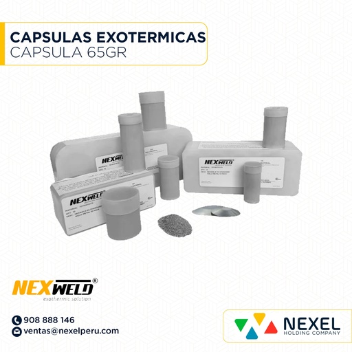 [E14631] CAPSULA PARA SOLDADURA EXOTERMICA 65GR NEXWELD
