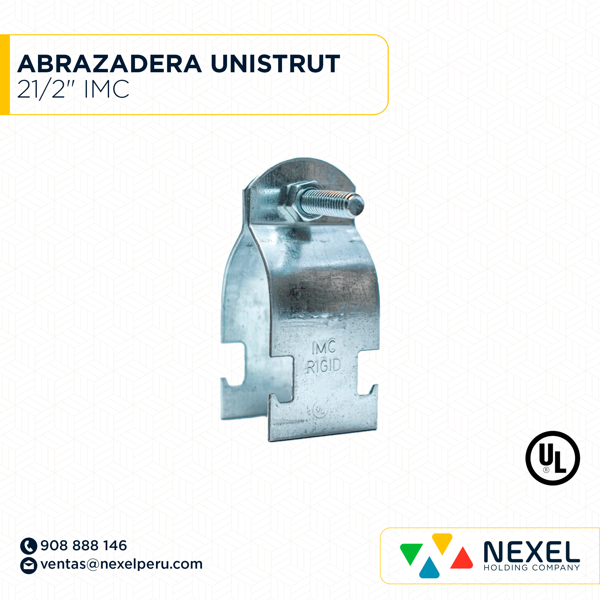 [N36172] ABRAZADERA UNISTRUT 21/2" IMC STANDARD