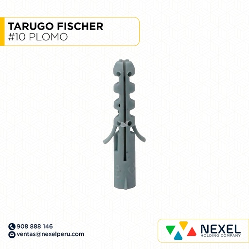 [N13059] TARUGO FISCHER #10 PLOMO STANDARD
