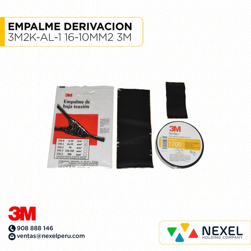 [F43118] EMPALME DERIVACION 3M2K-AL-1 16-10MM2 3M