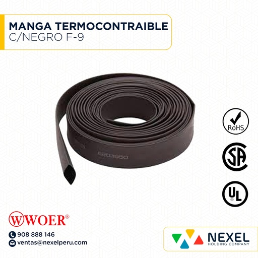 [F72254-1] MANGA TERMOCONTRAIBLE C/NEGRO F-9 WOER