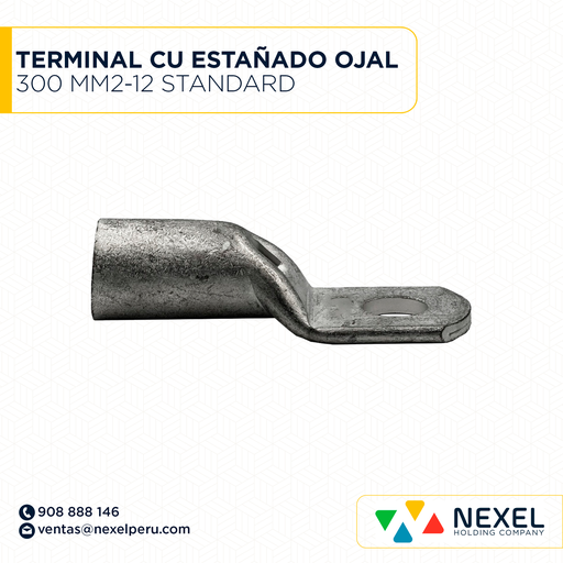 [F124678] TERMINAL CU ESTAÑADO OJAL 300 MM2-12 STANDARD
